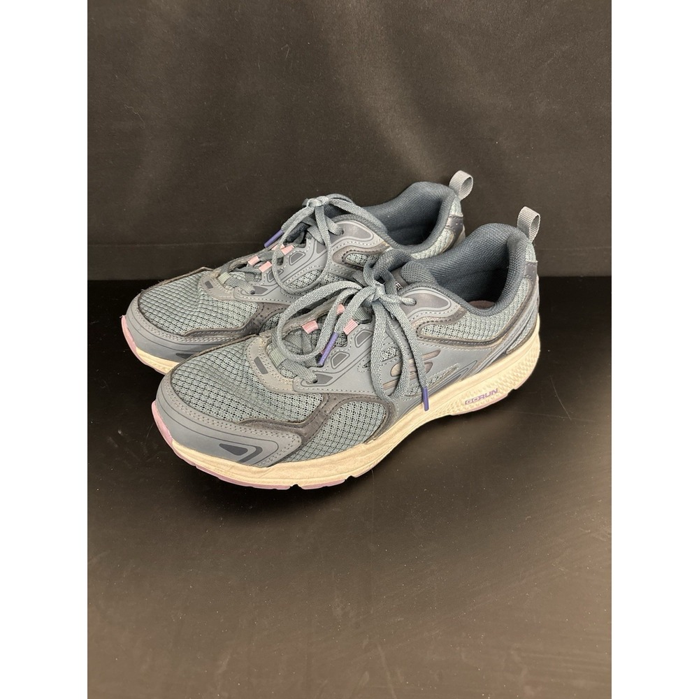 Womens Light blue sketchers memory foam